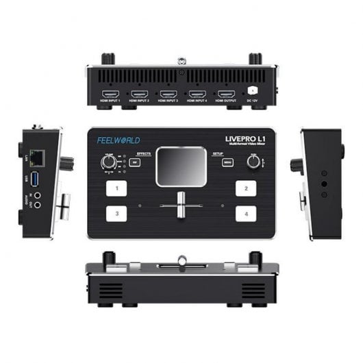Feelworld LIVEPRO L1 Mezclador de Video Multiformato 4x HDMI