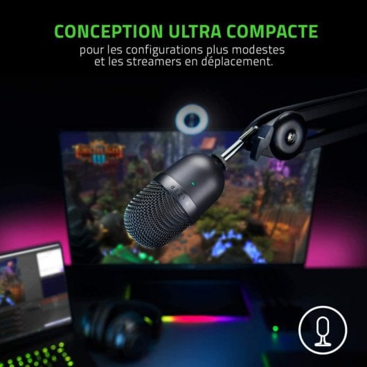 Razer Seiren Mini Nero Microfono da tavolo