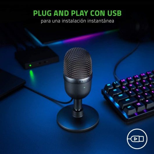 Razer Seiren Mini Micrófono Condensador para Streaming Blanco