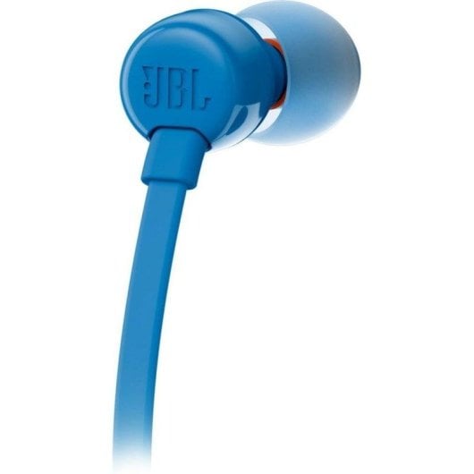 Auriculares JBL TUNE110 com fio Jack 3.5mm Intra-auriculares com Microfone Azul