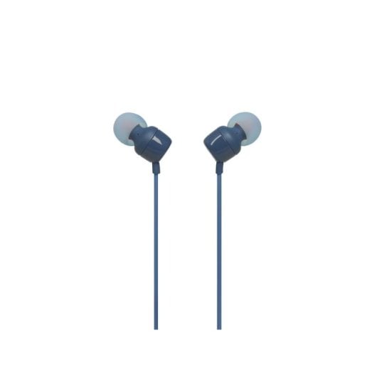Auriculares JBL TUNE110 com fio Jack 3.5mm Intra-auriculares com Microfone Azul