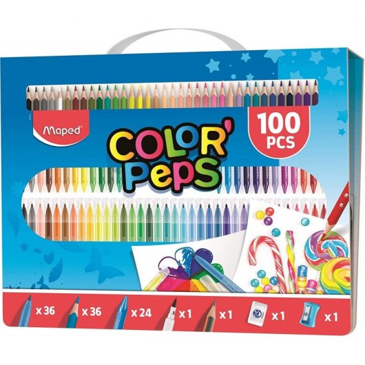 Maped Color Peps Kit de Colorir 100 Peças