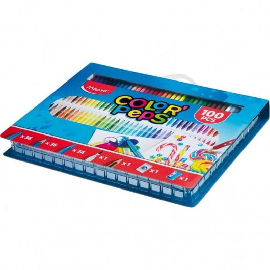 Maped Color Peps Kit de Colorir 100 Peças