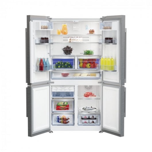 Beko GN1416231ZXN Frigorífico Americano F Acero Inoxidable
