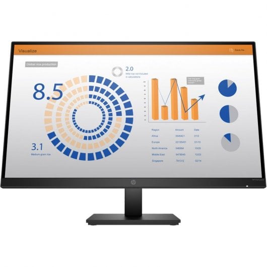 HP P27q G4 QHD Height Adjust Monitor 68,6 cm (27") 2560 x 1440 pixels Quad HD LED Noir