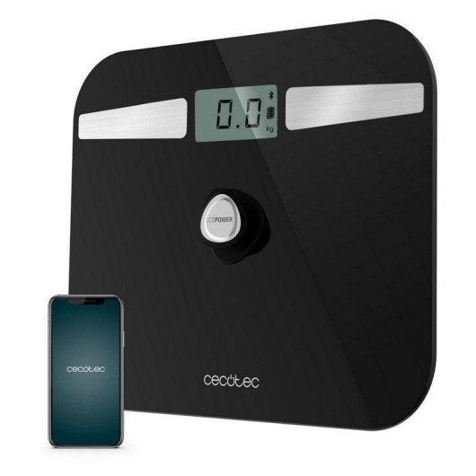 Balance Impédancemètre Cecotec Surface Precision EcoPower 10200 Smart Healthy Jusqu'à 180 kg 6 Paramètres Bluetooth Écran LCD