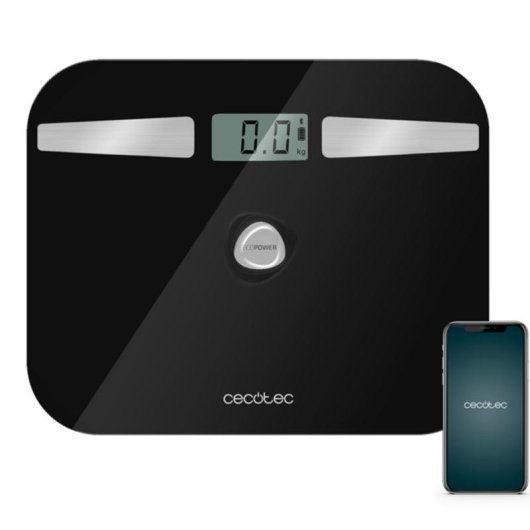 Balance Impédancemètre Cecotec Surface Precision EcoPower 10200 Smart Healthy Jusqu'à 180 kg 6 Paramètres Bluetooth Écran LCD
