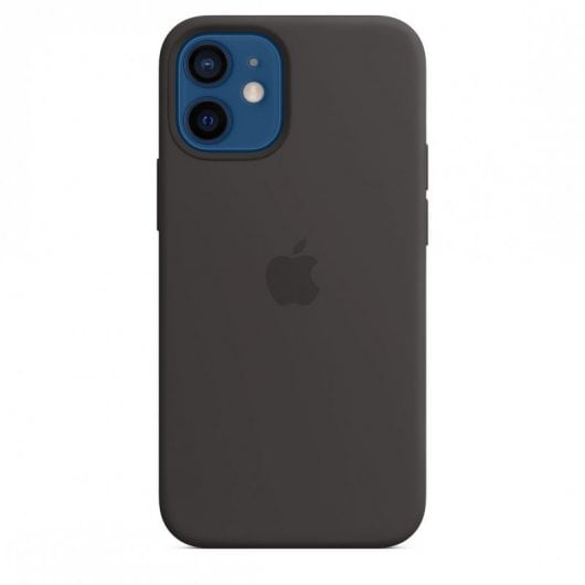 Apple MagSafe Silicona Negra para iPhone 12 Mini