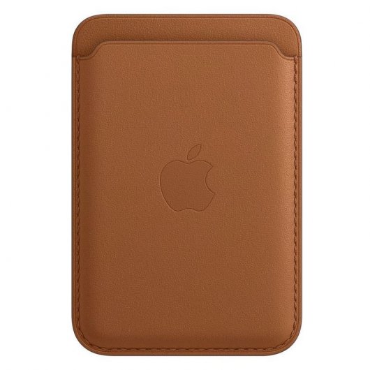 Apple MagSafe Cartera Piel Marrón para iPhone 12