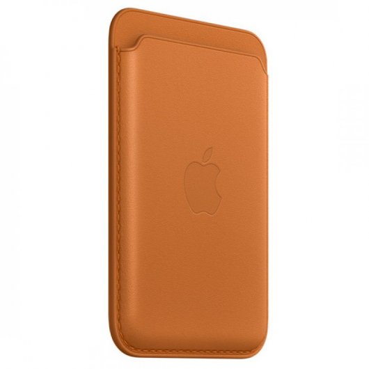 Apple Cartera de Piel con MagSafe Ocre para iPhone 12/12 Pro/12 Pro Max/12 Mini