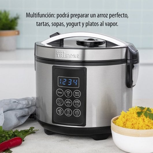 Tristar RK-6132 Arrocera Digital y Multicooker 1.5L 500W