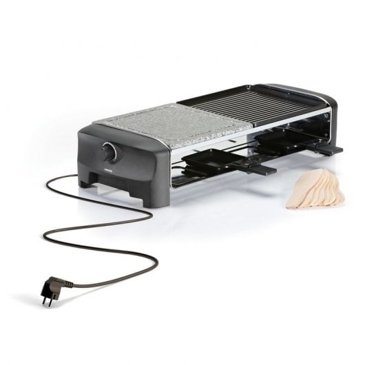 Princess 162820 Stone & Grill Party Grelha Raclette para 8 Pessoas 1300W