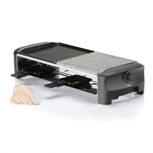 Princess 162820 Stone & Grill Party Grelha Raclette para 8 Pessoas 1300W
