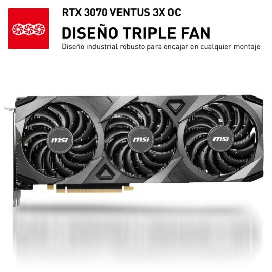MSI GeForce RTX 3070 VENTUS 3X OC 8GB GDDR6