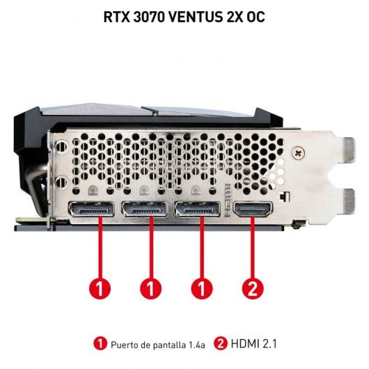 MSI GeForce RTX 3070 VENTUS 2X OC 8GB GDDR6