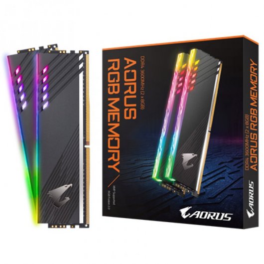 Gigabyte AORUS RGB DDR4 3600 PC4-28800 2x8GB CL19 Preta