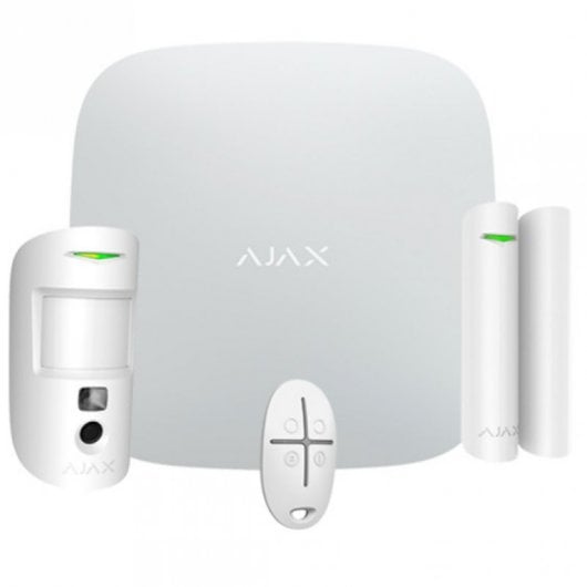 Ajax Kit de Alarma Inalámbrica Profesional Grado 2 con Cámara PIR