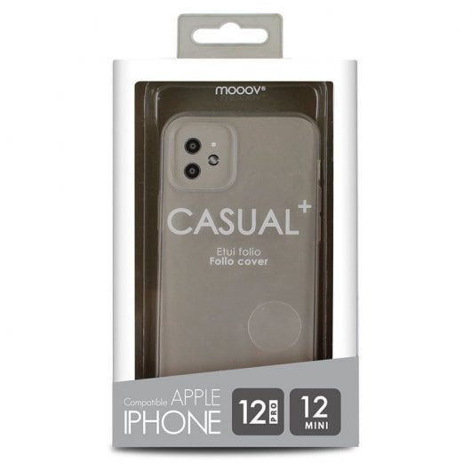 Mooov Funda Silicona Transparente para iPhone 12/12 Pro