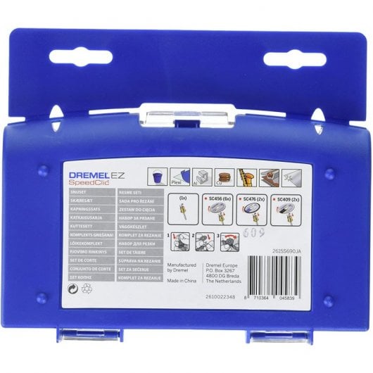 Dremel Coffret d'accessoires EZ SpeedClic pour la découpe