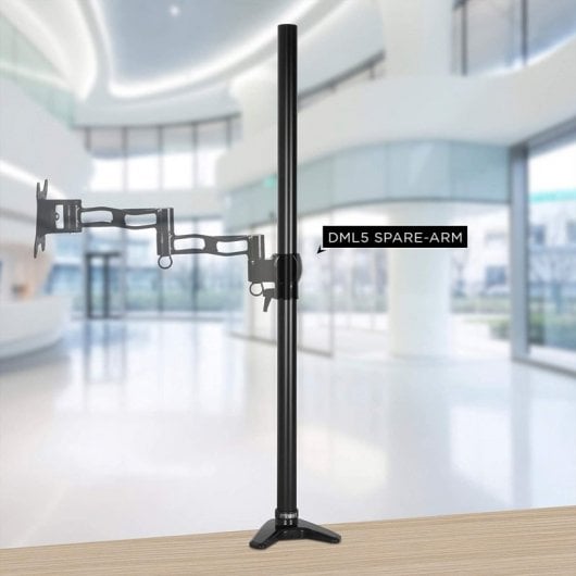 Duronic Pole Duronic DM55 Poste de 80cm para Soporte de Pantalla