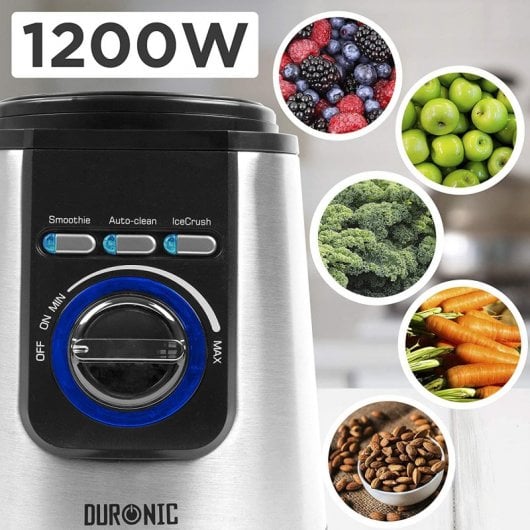 Duronic BL1200T Batidora de Vaso 1200W