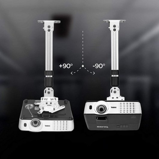 Duronic PB06XL Soporte para Proyector Extensible Techo/Pared Máx 13.6Kg
