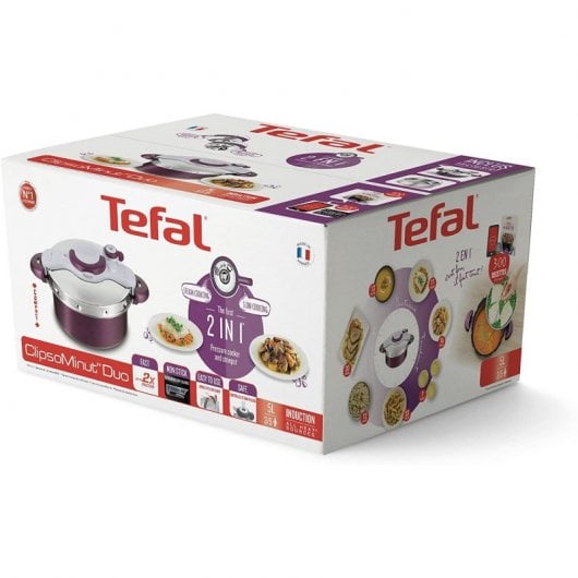 Tefal Clipso Minut Duo Panela de Pressão 5L