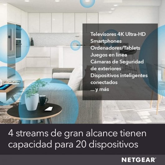 Netgear EAX20 Repetidor WiFi 6 Mesh AX1800 Dual Band