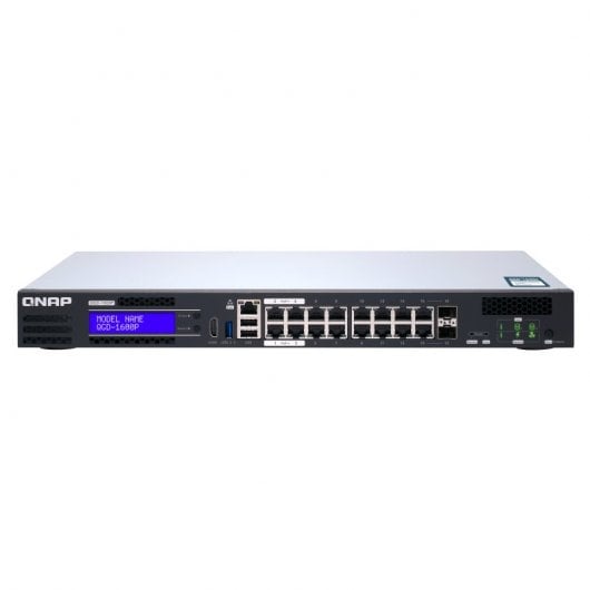 Qnap QGD-1600P-4G Switch Gestito 14 Porte RJ45 Gigabit PoE + 2 Porte 1GbE SFP/RJ45