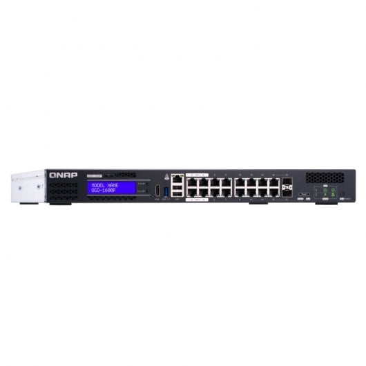 Qnap QGD-1600P-4G Switch Gestito 14 Porte RJ45 Gigabit PoE + 2 Porte 1GbE SFP/RJ45