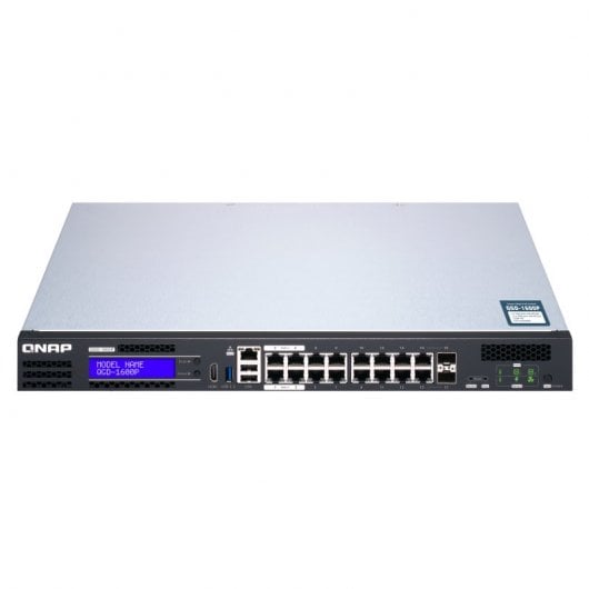 Qnap QGD-1600P-4G Switch Gestito 14 Porte RJ45 Gigabit PoE + 2 Porte 1GbE SFP/RJ45