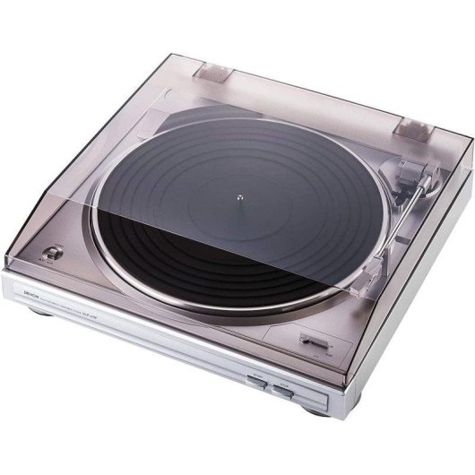 Tocadiscos Denon DP-29 Riemenaandrijving Zilver Phono Voorversterker Ingebouwd