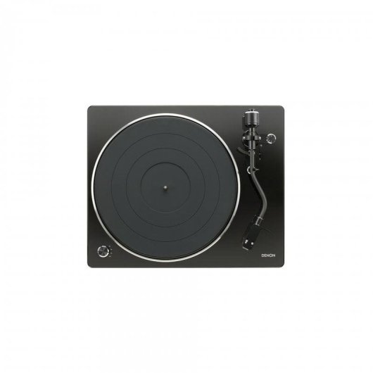 Tocadiscos Denon DP-400 Tracción Correa Negro Ecualizador Phono