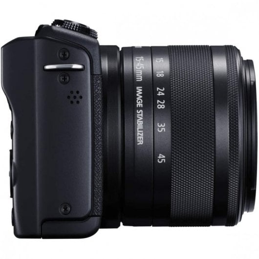 Canon EOS M200 24.1MP WiFi Negra + EF 15-45mm F3.5-6.3 IS STM