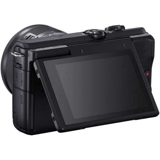 Canon EOS M200 24.1MP WiFi Negra + EF 15-45mm F3.5-6.3 IS STM