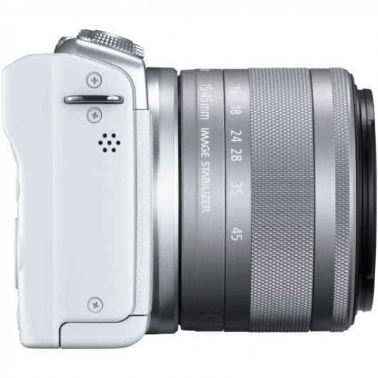 Canon EOS M200 24.1MP WiFi Branca + EF 15-45mm F3.5-6.3 IS STM