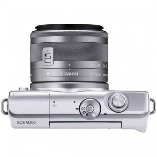Canon EOS M200 24.1MP WiFi Branca + EF 15-45mm F3.5-6.3 IS STM