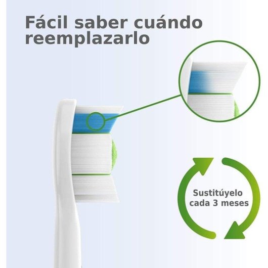 Recargas Escovas Dentes Philips Sonicare W2 Optimal White 2 Unidades Clareamento Dental