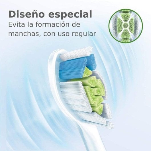 Recargas Escovas Dentes Philips Sonicare W2 Optimal White 2 Unidades Clareamento Dental