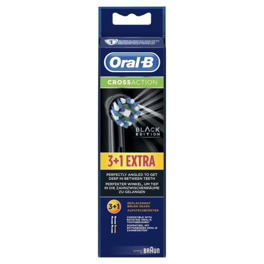 Oral-B EB-50-4 Cross Action Black Pack 3+1 Recambios