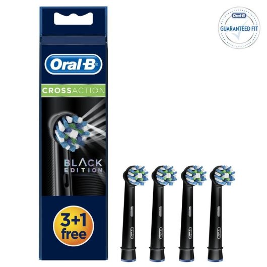 Oral-B EB-50-4 Cross Action Black Pack 3+1 Recambios