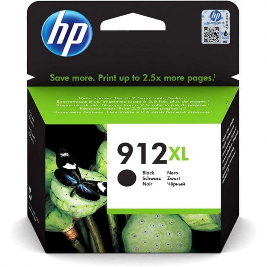 HP 912XL Cartucho Tinta Original Negro Alta Capacidad