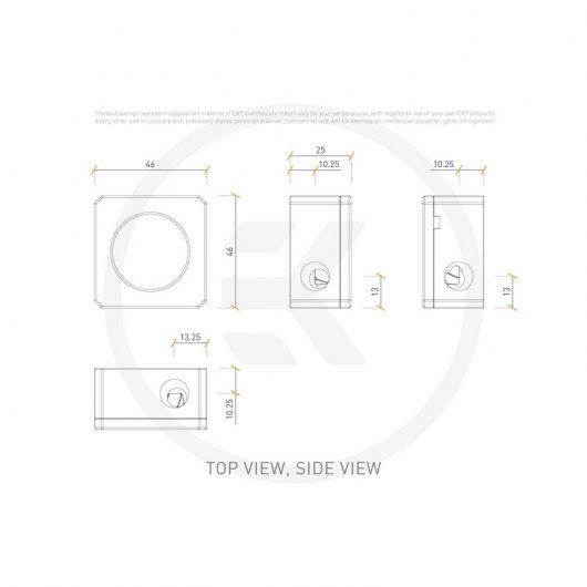EKWB EK-Quantum Flow Indicator D-RGB Indicador de Flujo Negro
