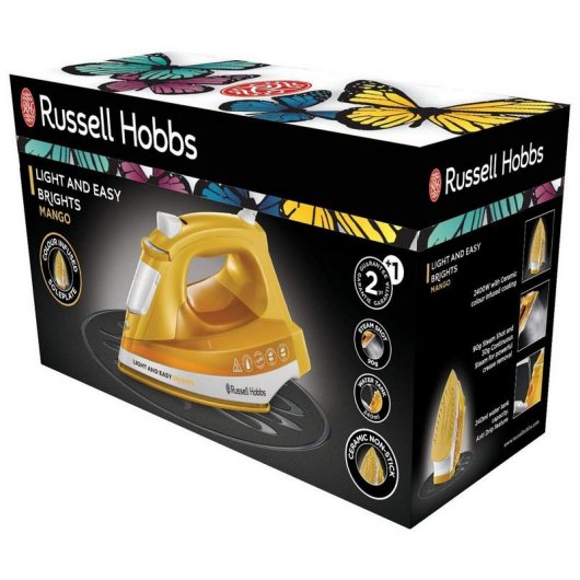 Russell Hobbs Light & Easy Brights Mango Plancha Vapor 2400W