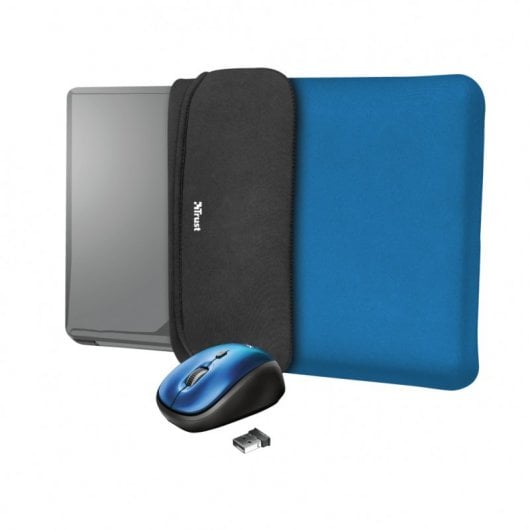 Trust 23452 borsa per laptop 39,6 cm (15.6") Custodia a tasca Nero, Blu
