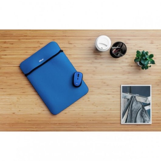 Trust 23452 borsa per laptop 39,6 cm (15.6") Custodia a tasca Nero, Blu