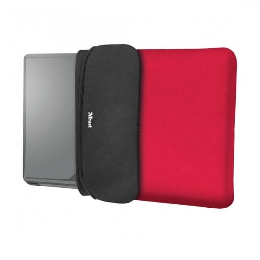 Trust 23455 borsa per laptop 39,6 cm (15.6") Custodia a tasca Nero, Rosso