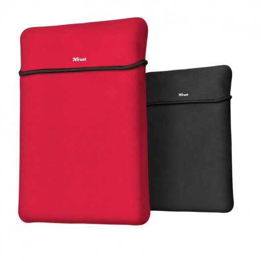 Trust 23455 borsa per laptop 39,6 cm (15.6") Custodia a tasca Nero, Rosso