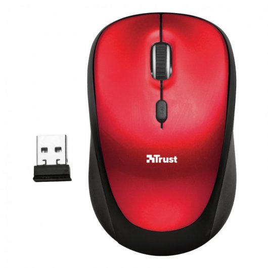 Trust 23455 borsa per laptop 39,6 cm (15.6") Custodia a tasca Nero, Rosso