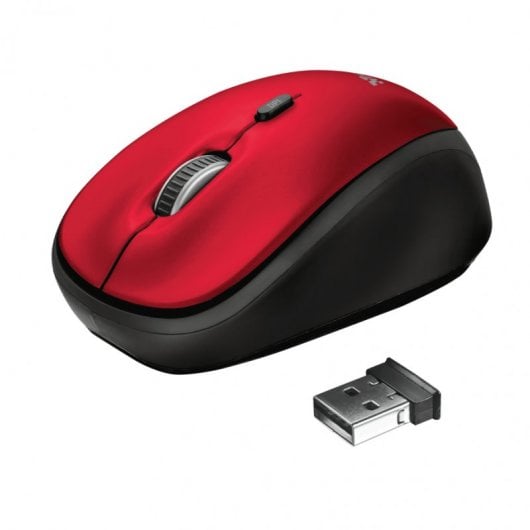 Trust 23455 borsa per laptop 39,6 cm (15.6") Custodia a tasca Nero, Rosso